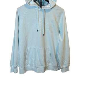 North Face Women's XL oversized Hoodie in Skylight Blue cozy warm athletic